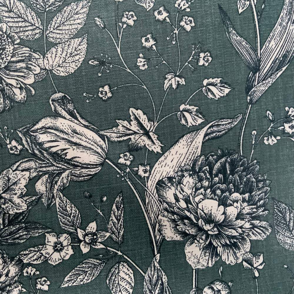 Ghislaine Extra Wide French Oilcloth in Slate